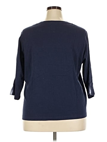D&Co. 3/4 Sleeve Top (view 2)