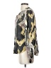 Amour Vert Gray 3/4 Sleeve Blouse Size S - photo 5