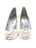 Something Bleu Ivory Heels Size 6 1/2 - photo 2