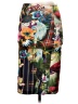 Clover Canyon Print Green Casual Skirt Size XS - photo 1