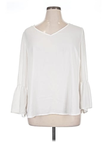 NY Collection 3/4 Sleeve Blouse (view 1)