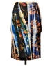 Clover Canyon Print Blue Casual Skirt Size XS - photo 1