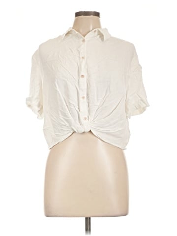 Rose + Olive Short Sleeve Blouse (view 1)