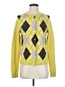 Kimchi Blue 100% Polyester Argyle Yellow Cardigan Size S - photo 1