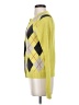 Kimchi Blue 100% Polyester Argyle Yellow Cardigan Size S - photo 5