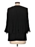 Alfani 100% Polyester Black 3/4 Sleeve Blouse Size 12 - photo 2