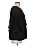 Alfani 100% Polyester Black 3/4 Sleeve Blouse Size 12 - photo 4