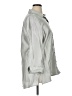 MULTIPLES Metallic Silver 3/4 Sleeve Button-Down Shirt Size XL - photo 4