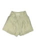 Mustard Seed Solid Green Khaki Shorts Size S - photo 1