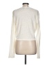 Theory 100% Linen Solid Ivory Cardigan Size L - photo 2