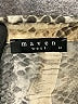 Maven West Animal Print Silver Long Sleeve Blouse Size M - photo 7