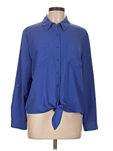 JM Collection Long Sleeve Blouse (view 1)