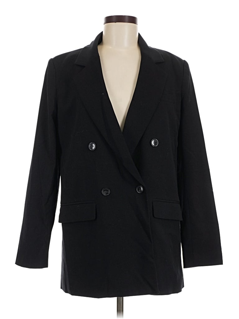 Pre-owned Loft Versa Blazer Jacket In Black