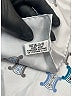 Céline 100% Silk Graphic White vintage scarf One size - photo 3
