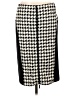 MICHAEL Michael Kors Houndstooth Black Formal Skirt Size 12 - photo 2