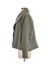 Zara 100% Polyester Chevron-herringbone Gray Coat Size M - photo 5