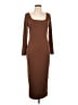 Shein Curve Brown Casual Dress Size 12 - photo 1