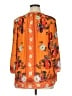 DR2 100% Polyester Orange 3/4 Sleeve Blouse Size XL - photo 2
