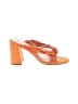 Saks Fifth Avenue Orange Sandals Size 7 1/2 - photo 1