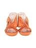 Saks Fifth Avenue Orange Sandals Size 7 1/2 - photo 2