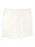 Susan Graver Solid Ivory Athletic Shorts Size 2X (petite) - photo 2
