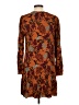 Daniel Rainn 100% Rayon Paisley Brown Casual Dress Size L - photo 2