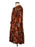 Daniel Rainn 100% Rayon Paisley Brown Casual Dress Size L - photo 5