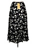 Ann Taylor 100% Silk Black Silk Skirt Size 8 Petite - photo 2