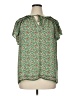 Max Studio 100% Polyester Green Short Sleeve T-Shirt Size XL - photo 1