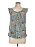 Annabelle Teal Sleeveless Blouse Size L - photo 1