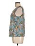 Annabelle Teal Sleeveless Blouse Size L - photo 5
