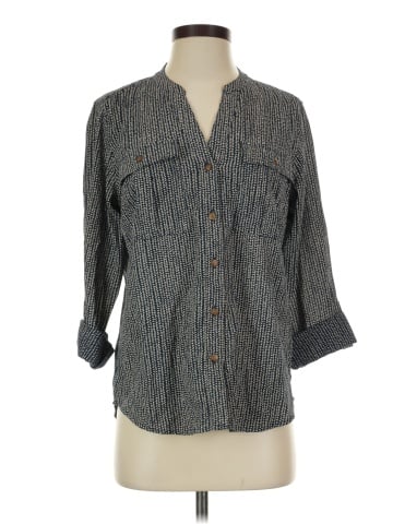 L.L.Bean 3/4 Sleeve Button-Down Shirt (view 1)