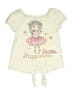 Beautees Ivory Short Sleeve T-Shirt Size 5 - photo 1