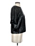 J Brand 100% Polyester Metallic Black 3/4 Sleeve Top Size XS - photo 4