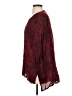 Erika Burgundy Long Sleeve Blouse Size S - photo 5