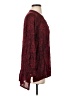 Erika Burgundy Long Sleeve Blouse Size S - photo 4