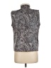 Charter Club 100% Polyester Paisley Gray Vest Size M - photo 2