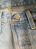 Levi's 100% Cotton Color Block Blue Jeans Size 26 waist - photo 7