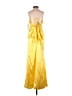 Unbranded 100% Polyester Yellow Cocktail Dress Size 2 - photo 2
