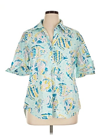 Tyler Boe Short Sleeve Blouse (view 1)