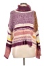 Fate Color Block Purple Pullover Sweater Size L - photo 1