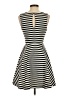 Express Stripes Black Casual Dress Size XS - photo 2