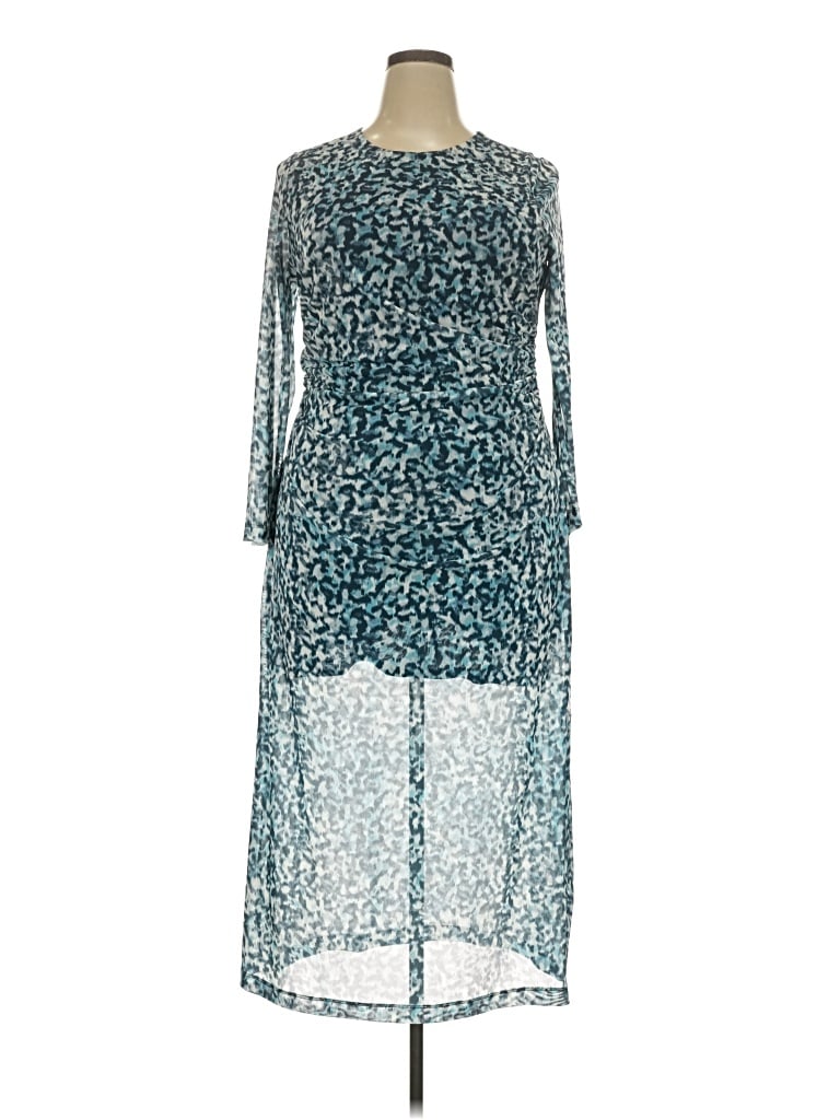Ann Taylor Loft Casual Dress In Teal