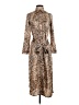 BB Dakota 100% Polyester Animal Print Tan Cocktail Dress Size XS - photo 1