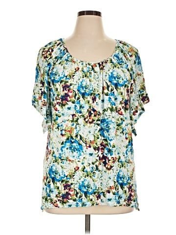 Counterparts Short Sleeve Blouse (view 1)