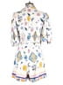 Bishop + Young Print White Romper Size M - photo 2
