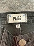Paige Chevron-herringbone Gray Jeans Size 27 waist - photo 7