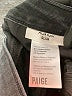 Paige Chevron-herringbone Gray Jeans Size 27 waist - photo 8