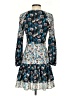 Elliatt 100% Polyester Paisley Blue Cocktail Dress Size XS - photo 2