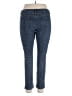 Liz Claiborne Solid Blue Jeans Size 14 - photo 2